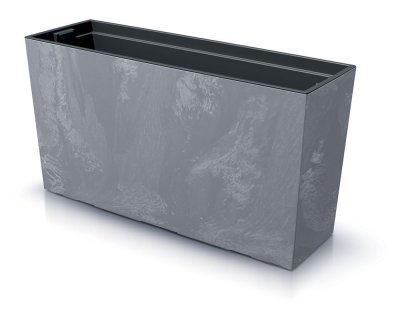 Truhlík URBI CASE BETON EFFECT M  vkladem 77 cm - barva: marengo