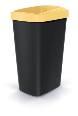 Odpadkový koš COMPACTA Q DROP - objem: 45 l, barva: světle žlutá