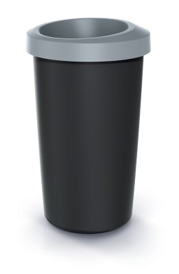 Odpadkový koš COMPACTA R DROP - objem: 25 l, barva: světle šedá