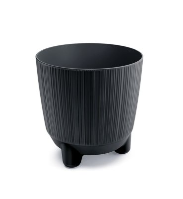 Květináč s nožičkami RYFO N 16,8 cm - barva: antracit
