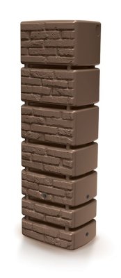 Sud na dešťovou vodu TOWER BRICK 350 l - barva: rustikální cihlová