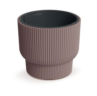 Květináč MILLY s vkladem 39,5 cm - barva: marsala