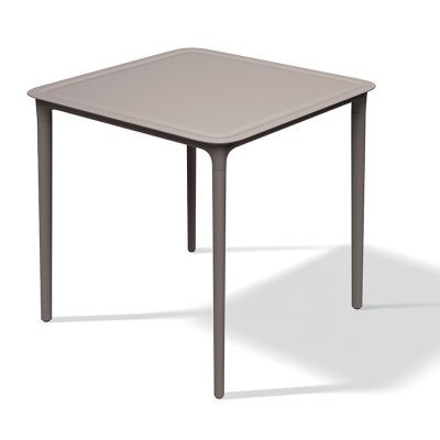 Jídelní čtvercový stůl RIMO 775x775x745 - barva: zemitě hnědá