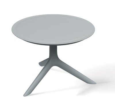 Nízký kulatý stůl RIMO 593x570x405 - barva: šedá