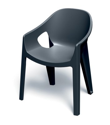 Židle s područkami PREMO 650x560x825 - barva: uhelná