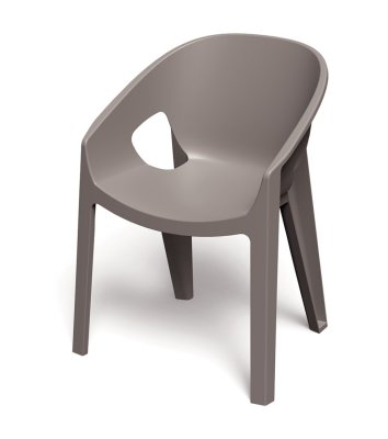 Židle s područkami PREMO 615x560x815 - barva: zemitě hnědá