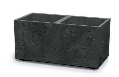 Květináč SIERRA CASE BETON EFFECT 77 cm - barva: černý beton