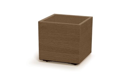 Květináč MADERA SQUARE ECO WOOD 38,5 cm - barva: naturo ECO