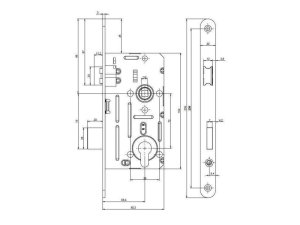 Zámek 190/140/20 N FAB-72/80 P Bal.25ks