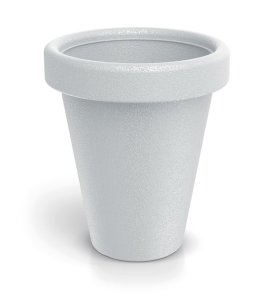 Květináč ORIGINA 39 cm - barva: bílá