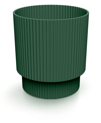 Květináč MILLY 19,5 cm - barva: tmavě zelená