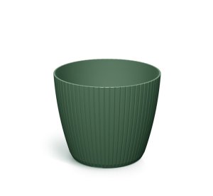 Květináč LAMIA 13,8 cm - barva: tmavě zelená