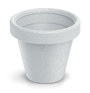 Květináč ORIGINA 29,8 cm - barva: bílá