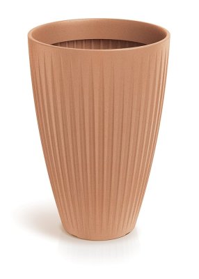 Květináč LATIA ROUND HIGH 40 cm - barva: terakota