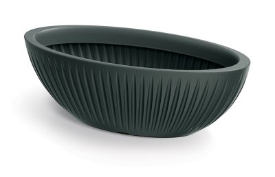 Květináč LATIA OVAL 58 cm - barva: antracit