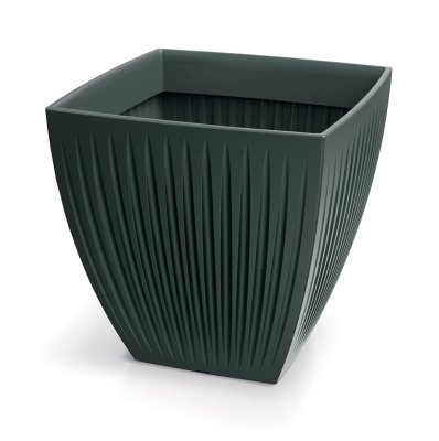 Květináč LATIA SQUARE MIDL 40 cm - barva: antracit