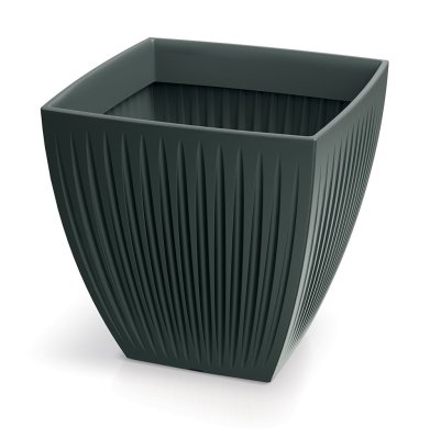 Květináč LATIA SQUARE MIDL 48 cm - barva: antracit
