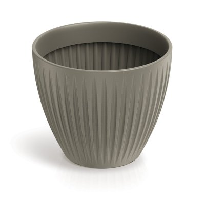 Květináč LATIA ROUND 30 cm - barva: mocca