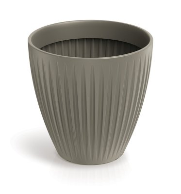 Květináč LATIA ROUND MIDL 60 cm - barva: mocca