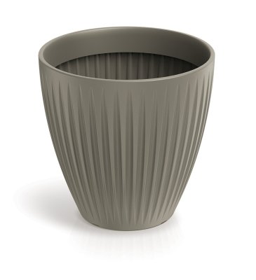 Květináč LATIA ROUND 40 cm - barva: mocca