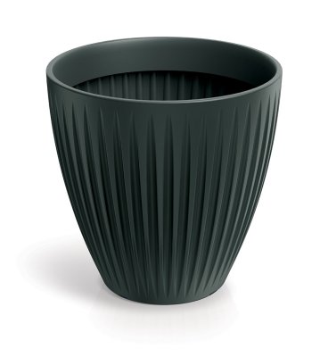 Květináč LATIA ROUND MIDL 48 cm - barva: antracit