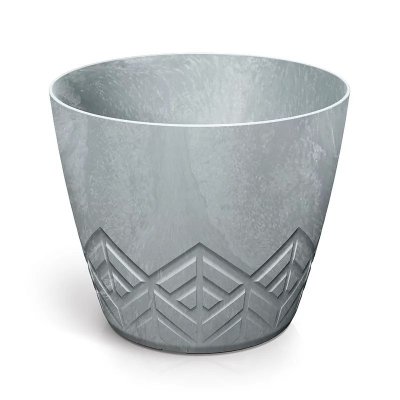 Květináč ARECO BETON EFFECT 19,8 cm - barva: beton