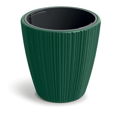 Květináč ORO 29,9 cm - barva: tmavě zelená