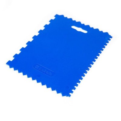 Stěrka plastová zubová, univerzální 175x130mm 0706