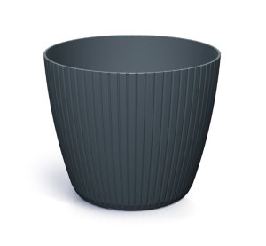 Květináč LAMIA 23,8 cm - barva: antracit