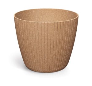 Květináč LAMIA ECO WOOD 23,8 cm - barva: naturo ECO
