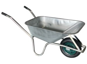 Zahradní kolečko pozinkované WB6414T 100 L