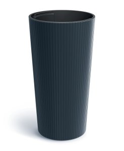 Květináč LAMIA SLIM 20 cm - barva: antracit
