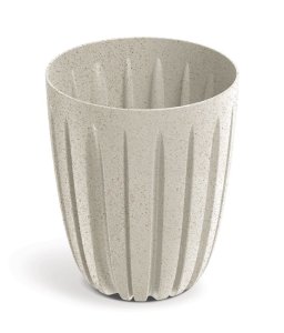 Květináč WARIO ECO WOOD 19,2 cm - barva: bílá ECO