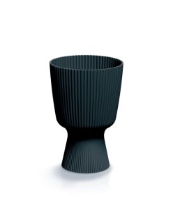Květináč MILLY ROUND 14,6 cm - barva: antracit