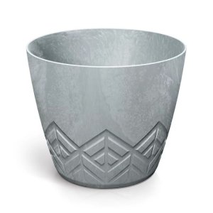 Květináč ARECO BETON EFFECT 13,8 cm - barva: beton