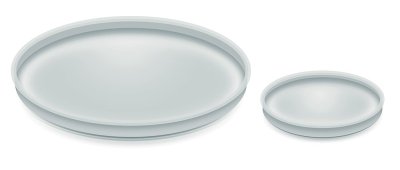 Záslepka PLUG 9,6 cm - barva: transparentní