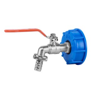 Sada - IBC matice S60x6 kohoutek s vývodem pro GZ 3/4", hadicová zátka 1/2" a vsuvka