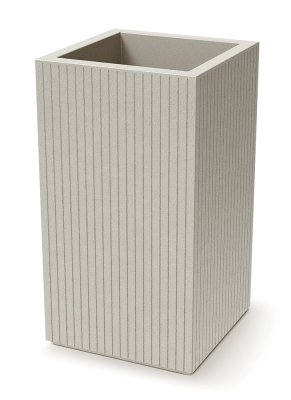 Květináč CORO SQUARE HIGH 40 cm - barva: písková