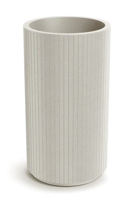 Květináč CORO ROUND HIGH 40 cm - barva: písková