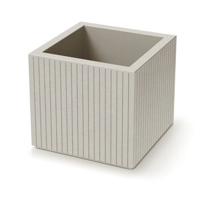 Květináč CORO SQUARE 40 cm - barva: písková