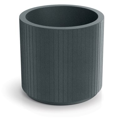 Květináč CORO ROUND 40 cm - barva: grafit