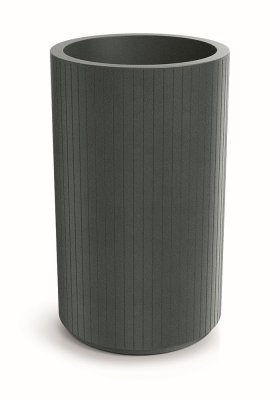 Květináč CORO ROUND HIGH 48 cm - barva: grafit