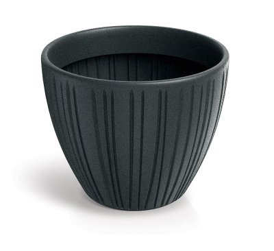 Květináč FERO ROUND 48 cm - barva: olověná