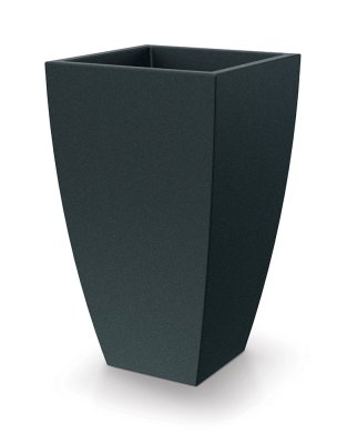 Květináč MOODA SQUARE 40 cm - barva: uhlíkově šedá