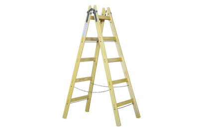 Štafle dřevěné STANDARD 5 příček, L = 166,5 cm