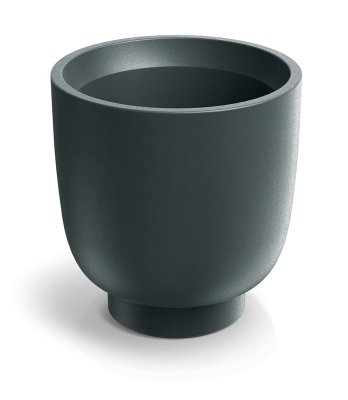 Květináč VIVO ROUND MIDL 40 cm- barva: grafit