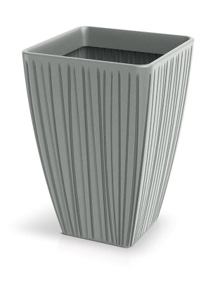 Květináč FERO SQUARE HIGH 40 cm - barva: betonová šedá