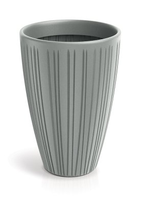 Květináč FERO ROUND HIGH 48 cm - barva: betonová šedá