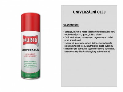 Univerzální olej 200 ml sprej, BALLISTOL 21712 (21700)