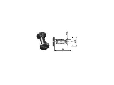 Spojovací kování 24 mm Zn č.8600053A